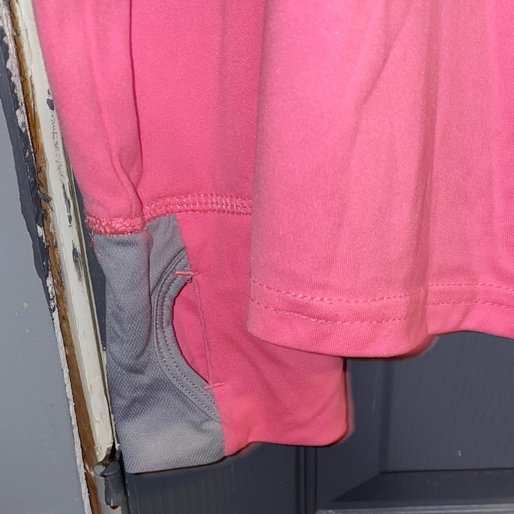 Danskin Now Pink and Gray Women's Jersey Top - Picture 7 of 8